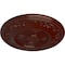 Ekena Millwork Nestor Ceiling Medallion (Fits Canopies up to 5"), Hnd-Painted Brushed Mahogany, 25 7/8"OD x 2 1/4"P CM25NEBMF - alternate 3